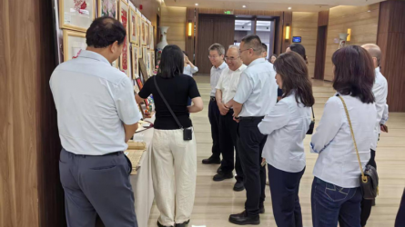 國(guó)泰海通證券股份有限公司相關(guān)營(yíng)業(yè)部參觀甘肅工程咨詢集團(tuán)廉潔文化作品展